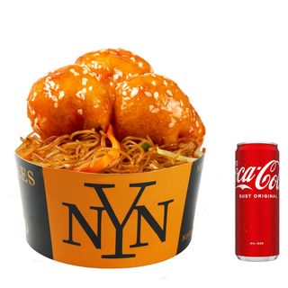 Combo cu pui caramelizat