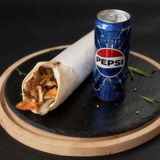 SHAORMA MIXTĂ CLASICĂ & PEPSI DOZĂ
