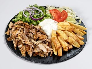 Shaorma farfurie Clasică de vită și curcan (600g)