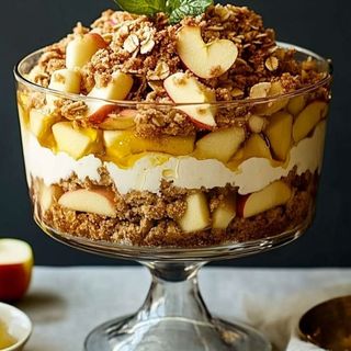 APPLE CRUMBLE PUDDING