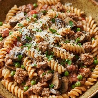 FUSILLI ALLA BOSCAIOLA
