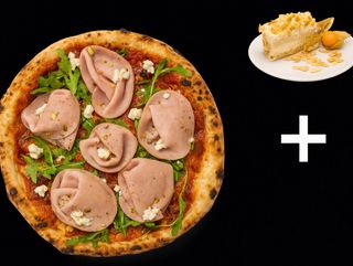 Mortadella + Prajitura iaurt by Charlotte