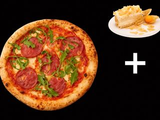 Salami + Prajitura iaurt by Charlotte