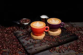 Flavoured flat white M
