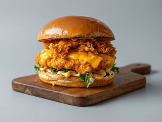 Burger crispy