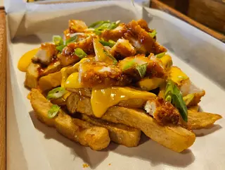 Crispy Chicken Loaded Fries