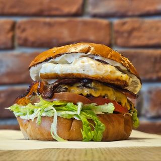 Eggcentric Truffle Burger