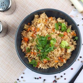 Piept de pui cu orez si praz delicios