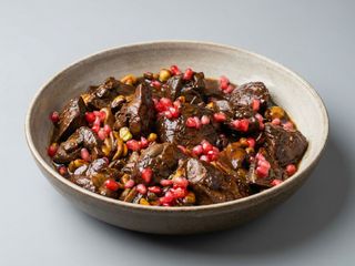 Ficatei de pui cu sos de rodie