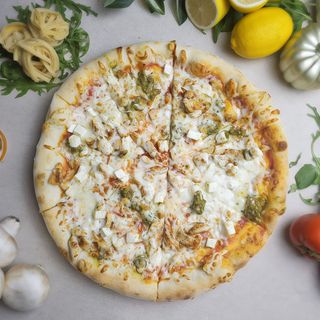 PIZZA PESTO & POLLO 400 GR
