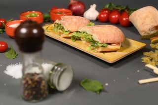 Sandwich bacon y queso