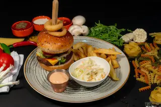 Big Blooms burger