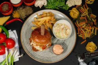 Cheesy burger