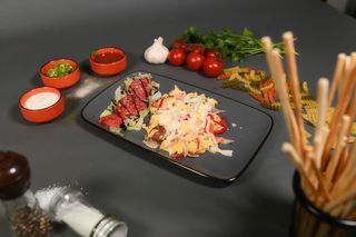 Omleta cu sunca si cascaval