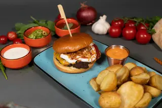 Hot burger