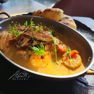 Creveți in sos de unt