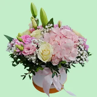 Box With Hydrangea
