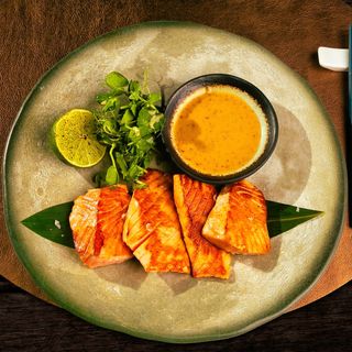 Salmon tepaniaki si microplante -200g