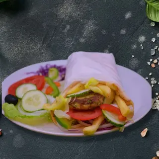 Cartofi Tikki la Naan