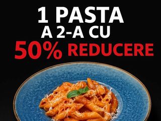 Alege 1 Pasta iar a 2-a este cu 50% reducere