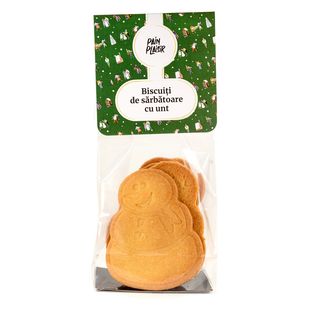 Punguță Biscuiți om de zăpadă
