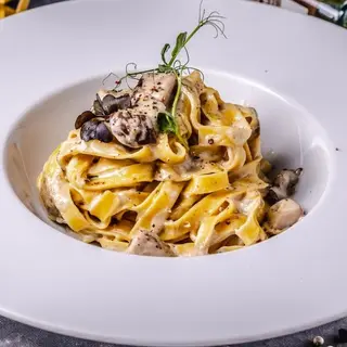 Panna, Prosciutto e Funghi