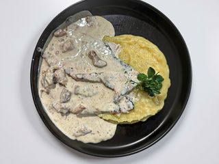 Escalop de pui cu Hribi