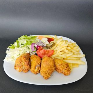 Meniu aripioare de pui + băutură gratis