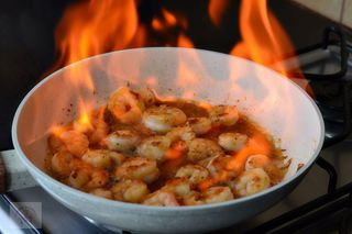 Creveti in sos de coniac 350g