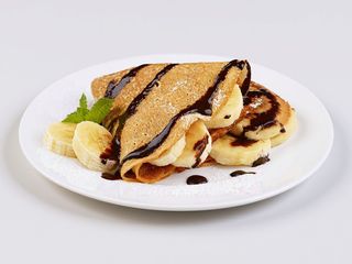 Clatite cu ciocolata si banane 2buc