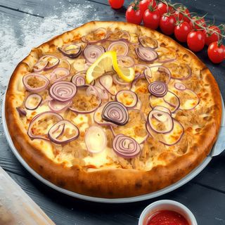 Pizza Tonno e cipolla si doza racoritoare cadou