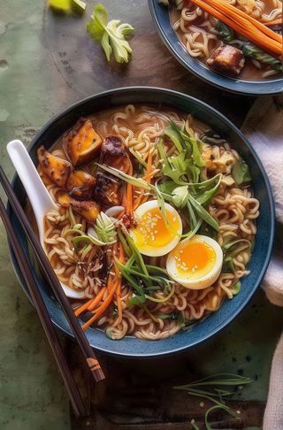 Ramen de pui nepicant