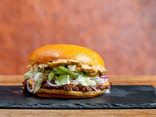 Chimichurri Gorgonzola Burger