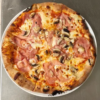 Pizza Prosciutto e funghi