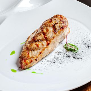 Piept pui sous-vide cu sparanghel 350g