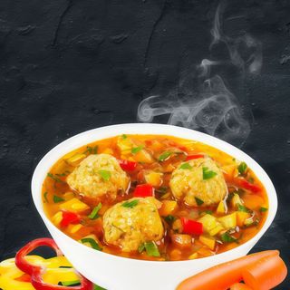 Ciorba perisoare pui 400 g / 45g