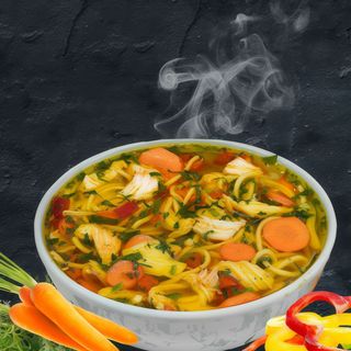 Supa de pui cu taietei 400g/ 40g