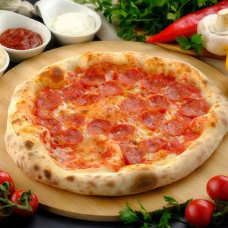 PIZZA DIAVOLA napoletana by Siesta, 32 CM + 1 SOS LA ALEGERE