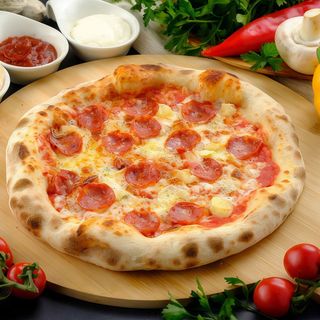 PIZZA DIAVOLA 4 FORMAGGI by Siesta, 32 CM + 1 SOS LA ALEGERE