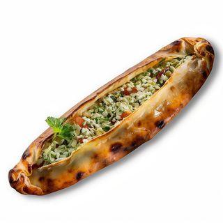 Pide cu brânză și legume