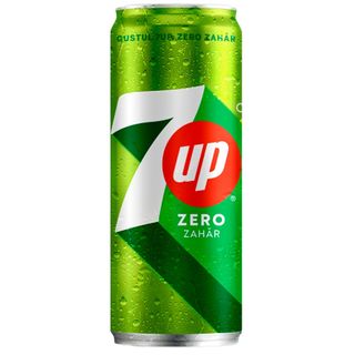 7UP Zero Zahar Lamaie si Lime 330ml
