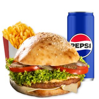 Meniu DAbo cheesburger de pui