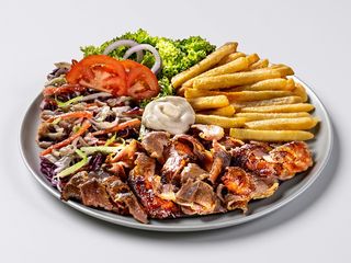 DAbo de vită & curcan mare la farfurie