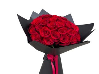 Buchet 25 trandafiri rosii