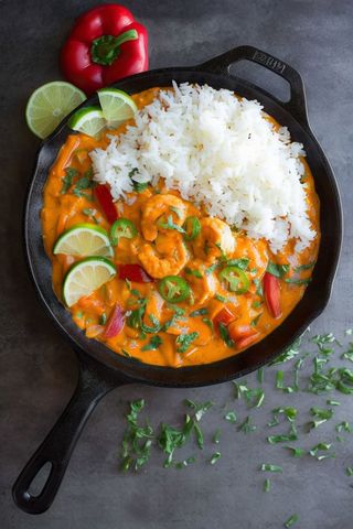 Coconut shrimp curry