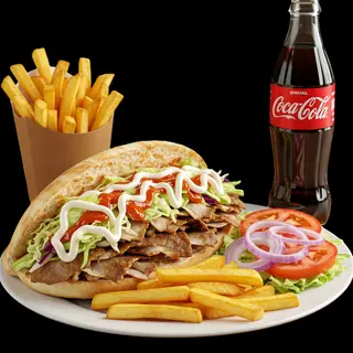 Meniu doner chifla pui