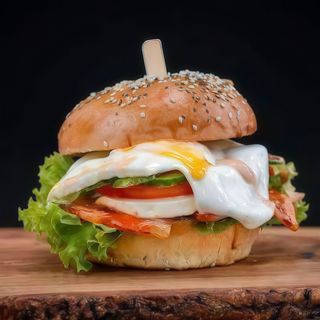 Chicken burger Cheese Cow