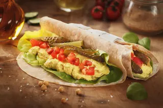 Hummus wrap