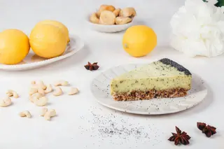 Gluten Free Raw Lemon Chia Cake