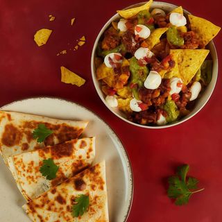 Synchronized quesadilla combo